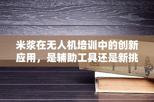 米浆在无人机培训中的创新应用，是辅助工具还是新挑战？