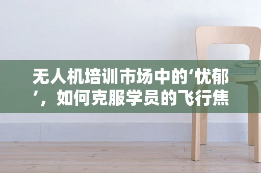 无人机培训市场中的‘忧郁’，如何克服学员的飞行焦虑？