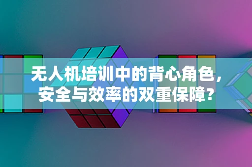 无人机培训中的背心角色，安全与效率的双重保障？