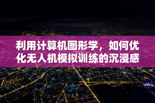 利用计算机图形学，如何优化无人机模拟训练的沉浸感与效率？