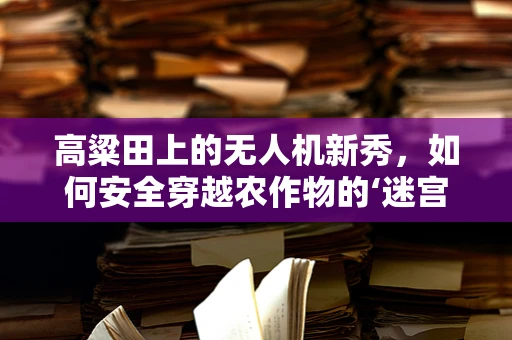 高粱田上的无人机新秀，如何安全穿越农作物的‘迷宫’？