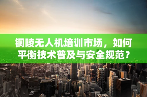 铜陵无人机培训市场，如何平衡技术普及与安全规范？