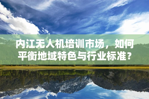 内江无人机培训市场，如何平衡地域特色与行业标准？