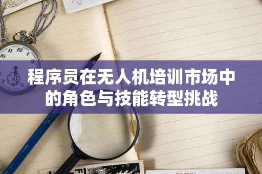 程序员在无人机培训市场中的角色与技能转型挑战